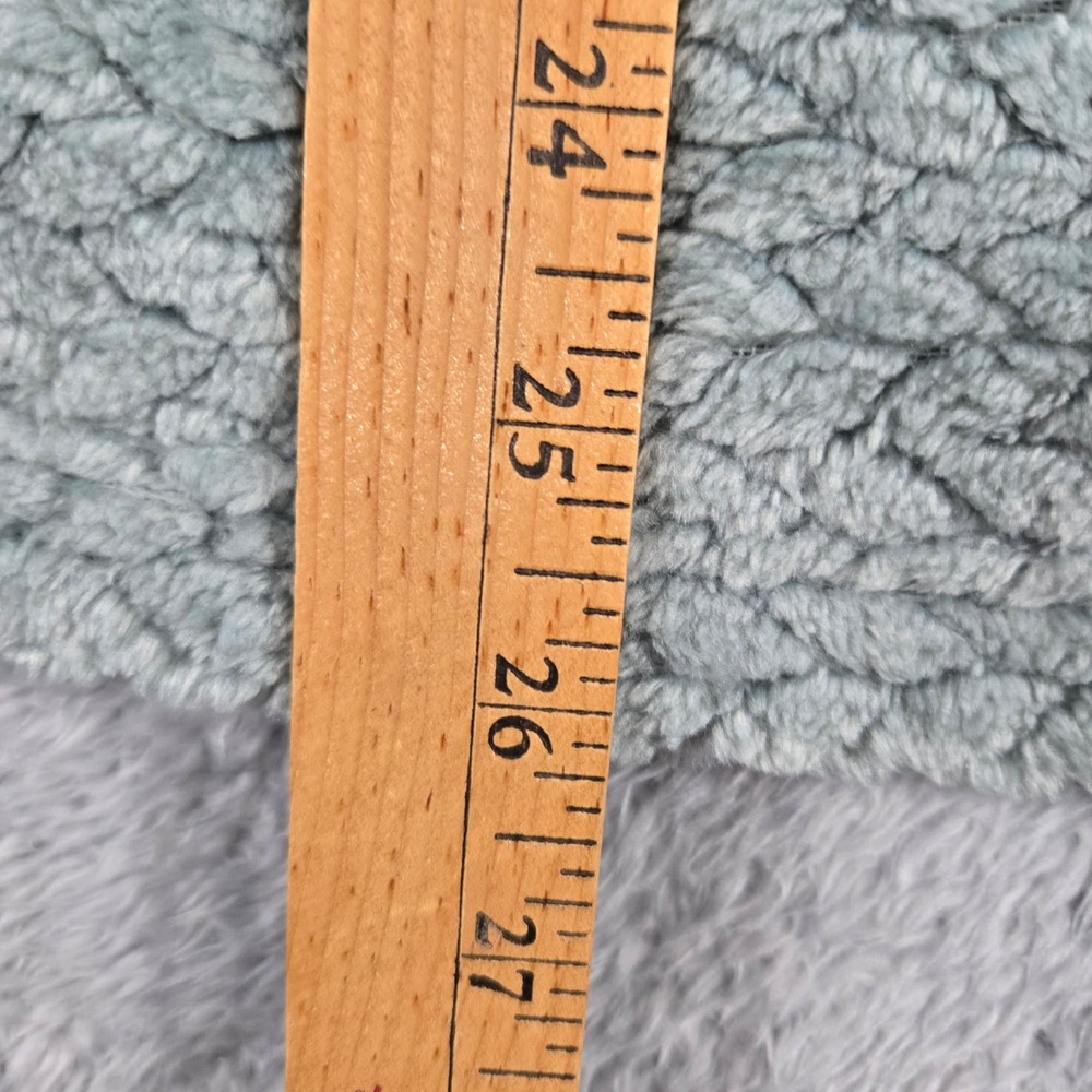 Free Country Butter Pile Fleece Jacket Willow‎ Green Full Zip Faux Fur Small New - Picture 4 of 8